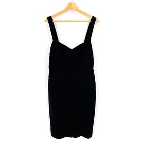 Diane von Furstenberg Black Tank Dress sz 14